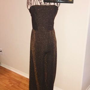 Strapless pant bodysuit